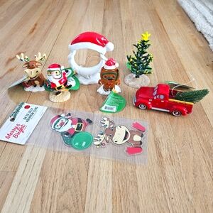 Aquarium Christmas ornament lot